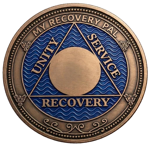 Classic sobriety medallion